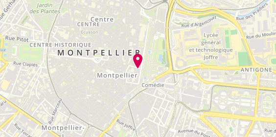 Plan de Frances Immobilier, 1 Rue des Augustins, 34000 Montpellier