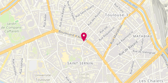 Plan de Human Immobilier, 1 Boulevard d'Arcole, 31000 Toulouse
