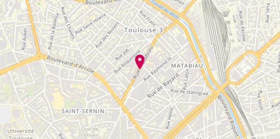 Plan de Agence immobilière Votreprojetimmo.fr Toulouse Jeanne d'Arc, 28 Rue Matabiau, 31000 Toulouse