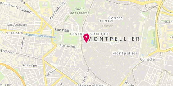 Plan de Immobilière du Palais, 6 Rue Foch, 34000 Montpellier