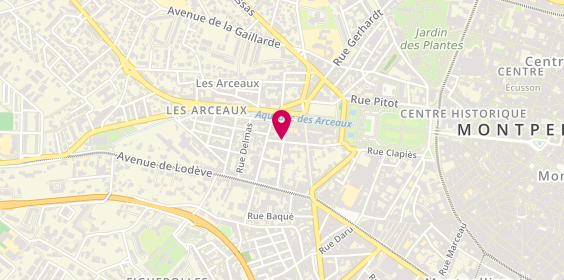 Plan de Agence Jnca, 16 Rue Subleyras, 34000 Montpellier