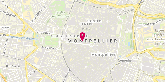 Plan de Immobilier Casanova, 2 Rue de la Barralerie, 34000 Montpellier