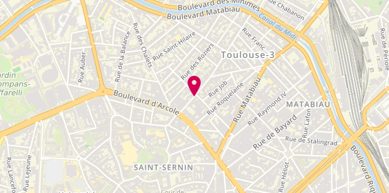 Plan de Toulouse Immo Conseil, 6 Rue de la Concorde, 31000 Toulouse