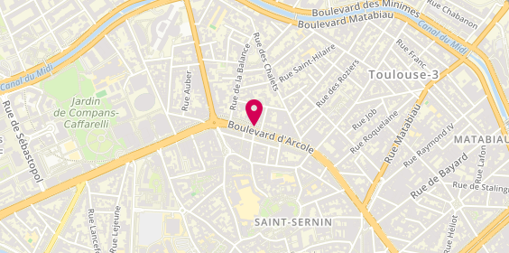 Plan de Acim Gestion, 32 Boulevard d'Arcole, 31000 Toulouse