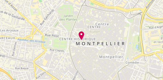 Plan de Christophe Jay Immobilier, 1 place de la Canourgue, 34000 Montpellier