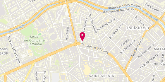Plan de Orpi Agences No1, Parking et Rond-Point Arnau
50 Boulevard d'Arcole, 31000 Toulouse
