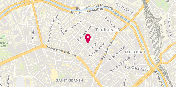 Plan de Saint-Sernin Immobilier, 26 Rue de la Concorde, 31000 Toulouse