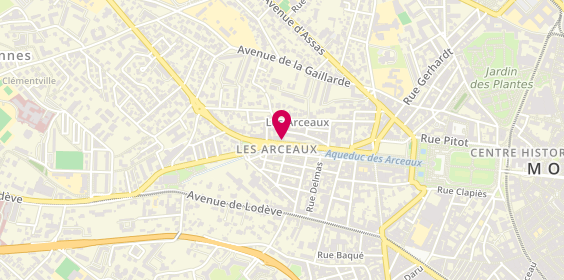 Plan de Human Immobilier, 46 Boulevard des Arceaux, 34000 Montpellier