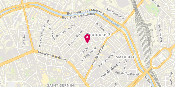 Plan de Lastrada Immobilier, 13 Rue Alexandre Falguière, 31000 Toulouse