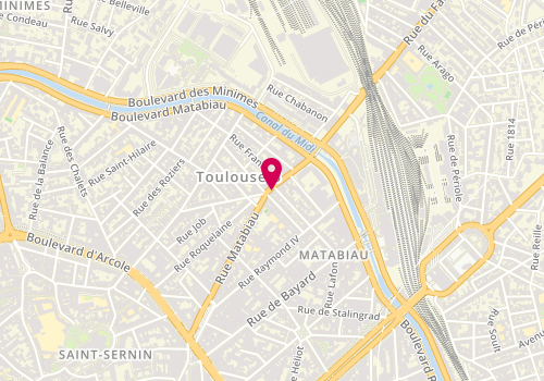 Plan de Claudine COURROY - Conseiller Immobilier • IAD Toulouse, 64 Rue Matabiau, 31000 Toulouse