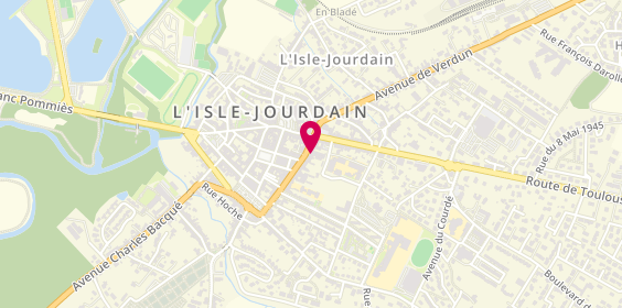 Plan de L'Adresse, 10 Boulevard Carnot, 32600 L'Isle-Jourdain