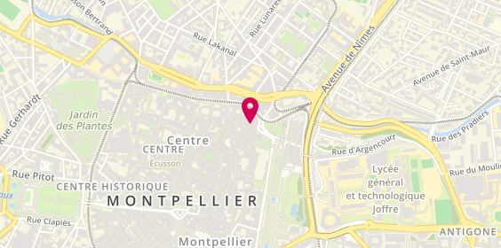 Plan de Actikan Immobilier, 1 impasse du Chapeau Rouge, 34000 Montpellier