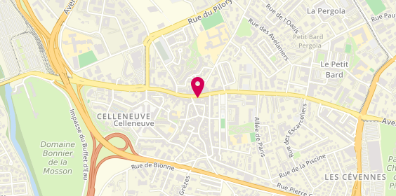Plan de Guy Hoquet Immobilier, 1 place Renaudel, 34080 Montpellier