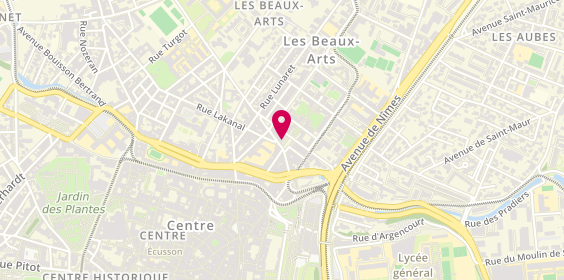 Plan de Artis Immo, 3 place des Beaux Arts, 34000 Montpellier