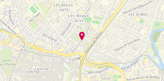 Plan de Immo Angels Sonia KERANGUEVEN, 8 Rue de Substantion, 34000 Montpellier