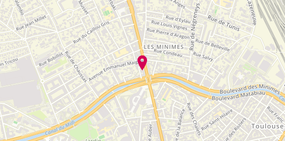 Plan de Cabinet Bedin Immobilier, 7 avenue des Minimes, 31200 Toulouse