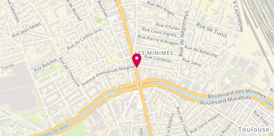 Plan de Human Immobilier, 24 avenue des Minimes, 31500 Toulouse