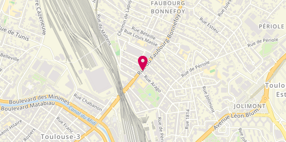 Plan de Laforet Immobilier, 24 Rue du Faubourg Bonnefoy, 31500 Toulouse