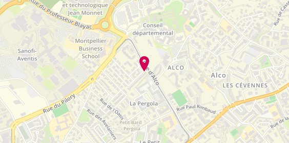 Plan de Abgl Immobilier, 56 Rue Paul Eluard, 34080 Montpellier