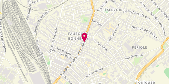 Plan de Human Immobilier, 74 Rue du Faubourg Bonnefoy, 31500 Toulouse