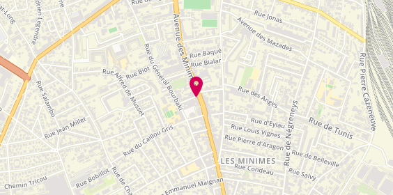 Plan de Booster Immobilier, 75 avenue des Minimes, 31200 Toulouse
