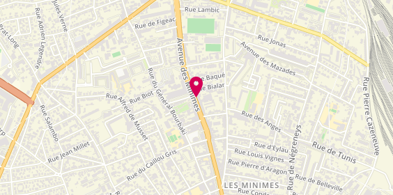 Plan de Le Grevellec Immobilier, 108 Bis avenue des Minimes, 31200 Toulouse
