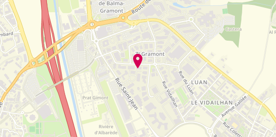 Plan de Immo de France Toulouse Balma, 12 avenue Prat Gimont, 31130 Balma