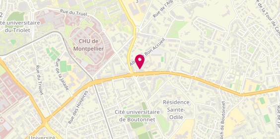 Plan de Century 21, 55 avenue de la Justice de Castelnau, 34090 Montpellier