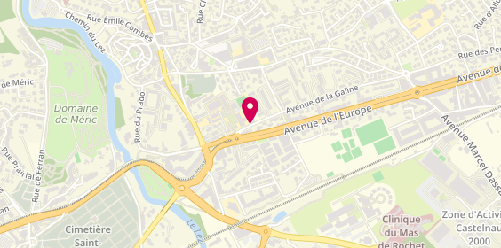 Plan de Aviso Immobilier, 9 avenue de la Galine, 34170 Castelnau-le-Lez