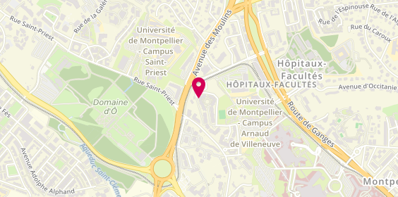 Plan de Agence Proby, 501 Rue Professeurs Truc, 34090 Montpellier