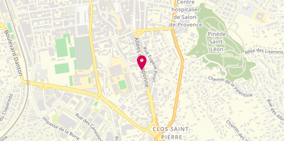 Plan de Ldc Immobilier, 242 Allée de Craponne, 13300 Salon-de-Provence