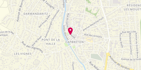 Plan de Human Immobilier, 58 Rue du Général de Gaulle, 40130 Capbreton