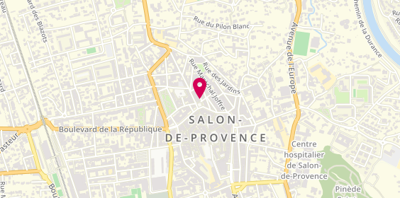 Plan de Agence de la Fontaine-Cabinet Immobilier, 35 place Crousillat, 13300 Salon-de-Provence
