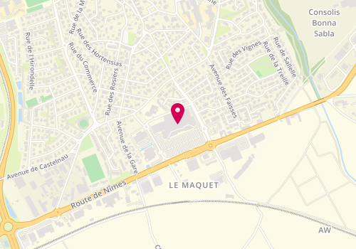 Plan de Human Immobilier, Centre Commercial Carrefour
Route Nationale 113, 34920 Le Crès