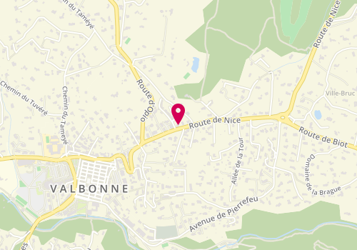 Plan de Premium Properties Club, 497 Route de Nice, 06560 Valbonne