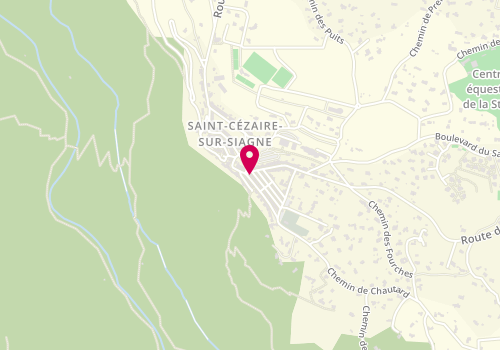 Plan de Agence du Haut Pays Saint-Cézaire-sur-Siagne, 1 place Général de Gaulle, 06530 Saint-Cézaire-sur-Siagne
