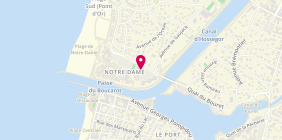 Plan de Agence Immobilière Notre Dame, Boulevard Notre Dame, 40150 Capbreton