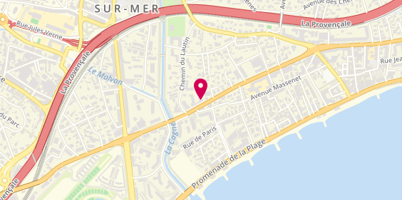Plan de Agence Immo-Sud, 27 avenue de Nice, 06800 Cagnes-sur-Mer