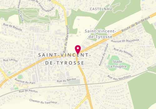 Plan de Orpi Tyrosse Immobilier, 29 Route Bordeaux, 40230 Saint-Vincent-de-Tyrosse