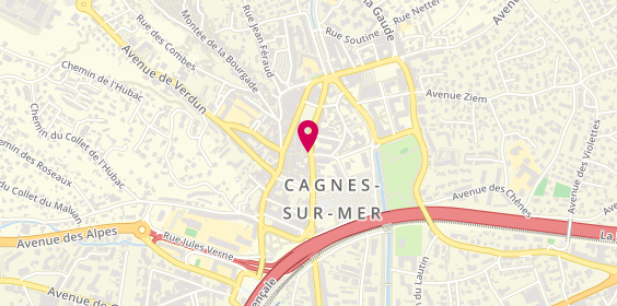 Plan de Agence de Cagnes, 9 Rue Jean Raymond Giacosa, 06800 Cagnes-sur-Mer