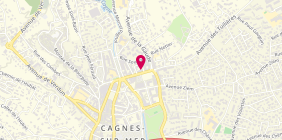 Plan de Atrio Immobilier Cagnes-sur-Mer Centre-Ville, 31 avenue Auguste Renoir, 06800 Cagnes-sur-Mer