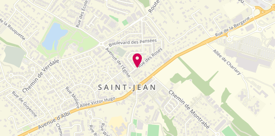 Plan de Addict Immobilier 31, Centre Commercial des Roses, 31240 Saint-Jean