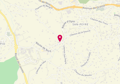 Plan de Clavary Immobilier International, 19 Route de Nice, 06650 Opio