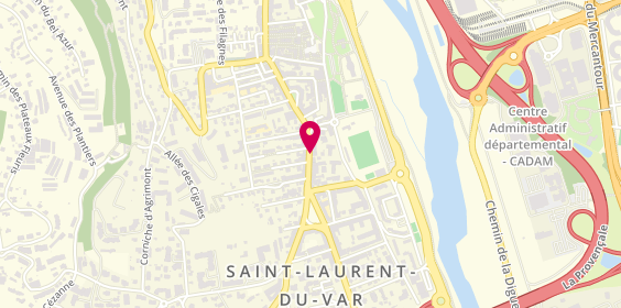 Plan de Sigma Immobilier, 106 avenue du Général Leclerc, 06700 Saint-Laurent-du-Var