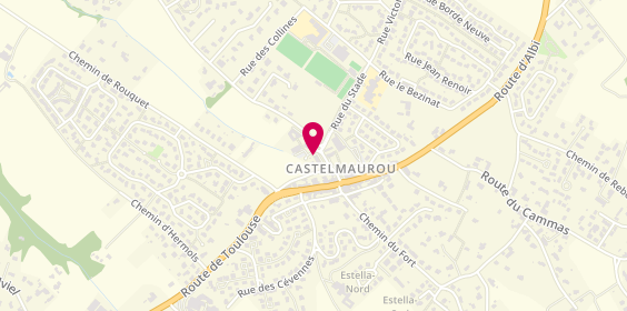 Plan de Castelmaurou Immobilier, Centre Commercial la Campagne 3 Lapeyrouse, 31180 Castelmaurou