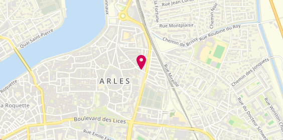 Plan de AGN Immobilier Arles, 75 Rue Portagnel, 13200 Arles