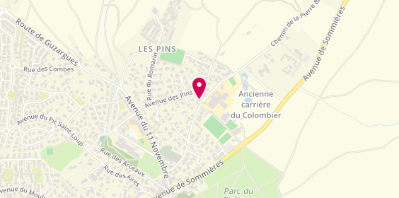 Plan de Ats Invest Immo - Ats Viager, 23 Rue de la Pierre Bleue, 34160 Castries