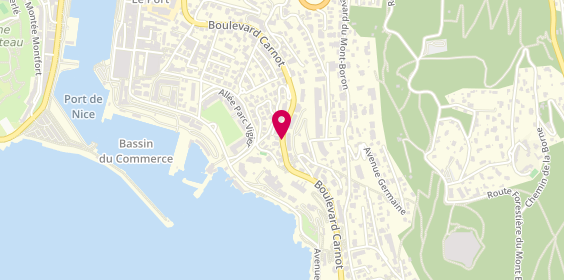 Plan de Riviera Ts Immobilier, 25 Bis Boulevard Carnot, 06300 Nice