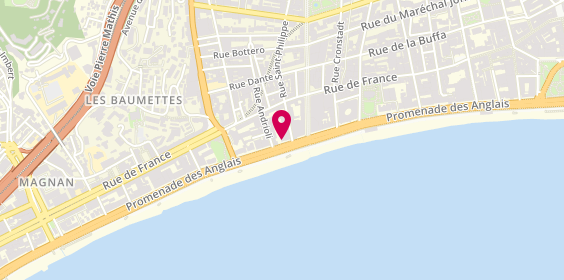 Plan de Luxury By Blue, 50 promenade des Anglais, 06000 Nice