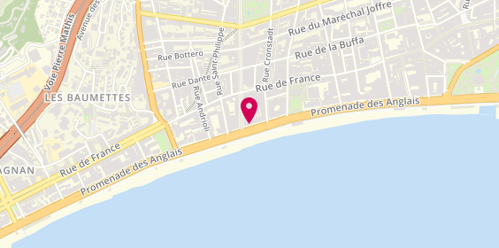 Plan de Agence 43 Promenade, 43 promenade des Anglais, 06000 Nice